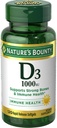 Dabas bounty vitamīns D3 1000 SV Imūnveselība, 120 softgeli (12. iepakojumā)