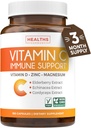 C vitamīns Imūnās atbalsta papildinājums - Imūnās Boost Blend ar plūškoka C vitamīnu un cinku ikdienas un sezonas atbalstam - magnija cinka VIT C & D un augu aizsardzības komplekss (3 mēnešu piegādes)