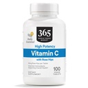 365 pēc Veselu pārtikas produktu tirgus, augstas aktivitātes vitamīns C ar Rose Hips, Vegan, 100 tabletes