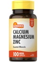 Sundance Kalcija Cinks - 100 Caplets - Essential Mineral Papildinājums - Veģetārs, ne-GMO, un bez lipekļa formula