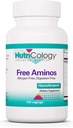 Nutricology Free Aminos Papildinājums - Essential Aminoskābes Complex, Lean Muskuļu Mass Support, Vegetarian Kapsulas - 100 Skaits