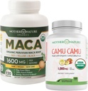 Organiskais vitamīns C + Maca Saknes kapsulas – dabas enerģija un imūnās atbalsts