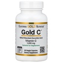 California Gold Nutrition Gold CTM, USP C vitamīns, 1000 mg, 60 Veggie kapsulas