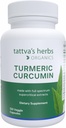 Tattva ārstniecības augi Turmeric Curcumin 500 mg, Augu Papildinājums antioksidantu atbalstam, Turmeric Curcumin ar melno piparu Uzlabotai Absorbcijai, 1 Iepakojums, 120 Veggie kapsulas