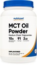 Nutricost Premium MCT eļļas pulveris - Best for Keto, Ketosis, un Ketogenic Diēta - Non-GMO un lipekļa bezmaksas... (2 LB (Neuzliesmojošs))