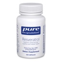 Pure Encapsulations Resveratrol - Sirds un asinsvadu, šūnu veselības un atmiņas atbalsts* - 40 mg Trans-Resveratrol - Antioksidantu papildinājums - Bez lipekļa un ne- GMO - 120 kapsulas