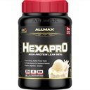ALLMAX HEXAPRO, Francijas Vanilla - 2 lb - 25 Olbaltumvielas Grams Per Servē - 8 stundu ilgstoša atbrīvošana - Nulles cukurs - 21 Kalpo