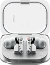 Neko ausu (a) Bezvadu earbuds, 45dB Hibrīda trokšņa slāpēšana Earbuds, Hi-Res Audio, Advanced Equaliser, Dual Connect, 6 Mics, 42.5H Playtime Ausu Buds Bezvadu Bluetooth, White