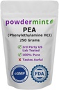 Beta Feniletilamīna HCl (Pea) Pulveris - koks, enerģija (250 Grams)