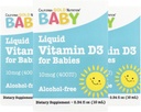 California Gold Nutrition Baby Vitamīns D3 - Šķidrais D3 Papildinājums zīdaiņiem, Veģetārietis Friendly - Attīstības atbalsts - Alkohols un glutēns Bez, Ne-GMO - 10 μg (400 SV) - 0,34 fl oz (10 ml), 3