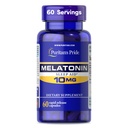 Puritan's Pride Premium Super Strength Melatonin 10 mg miega palīglīdzeklis, Diētiskā papildinājums skaņas, Restful, un ilgāka miega atbalsts, 2 Mēnešu Piedāvājums, 60 Ātras atbrīvošanas kapsulas
