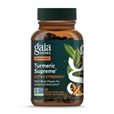 Gaia Herbs Turmeric Supreme Extra Strength - atbalsta Neregulāri Diskomforts no Normal Wear & Tear* - ar Turmeric Curcumin & Black Pepper - 60 Vegan Šķidrs Phyto-Capsules (Līdz 60 dienu piegādes)