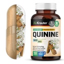 BIO KRAUTER Hinīns kāju krampjiem Kapsulas 500 mg - 100 Skaits - Cinchona Bark Pulveris - Hinīna kapsulas - Vegāns, bez pildvielām