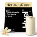 Huel Black Edition - Vanilla 40g Vegan Olbaltumvielas pulveris -- Uztura pilnvērtīga maltīte 27 Vitamīni un minerālvielas, bez lipekļa - 17 Kalpojumi -- Scoop nav iekļauts, lai samazinātu plastmasas
