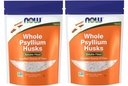 NOW Pārtikas produkti Psyllium Husks Viss, 16 Oz (iepakojums no 2)