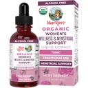 MaryRuth Organics USDA Organisks Sieviešu labsajūta Šķidrs augu izcelsmes bagātinātāji ) Ietver stinging Nattle, Aveņu lapu, Eleuthero Saknes, Chaste Tree Berry ) Menstrual Support ) Non-GMO, Vegan