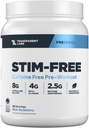 Caurspīdīgs Labs Bez graudains pirms-darbs - Kofeīns & Pirms-darbs Pulveris vīriešiem un sievietēm ar Beta Alanine Pulveris, Citrulline Malate, & elevATP - 30 Kalpo, Zilā aveņu