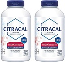 Citrāls - kalcija citrāts ar vitamīnu D3 - 2 pudeles, 280 Caplets Katrs