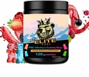 Pirms treniņa Gummies Elite Fuel - Nebeidzama enerģija, Instant Strength Gain, Intensīvs sūknis, Uzlabota enerģijas izvades un uzlabotu sportisko veiktspēju, izturības veiktspēju