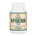 Apigenin Papildinājums - 50 mg uz kapsulas, 120 Skaits (powerful Bioflavenoid Atrasts kumelīšu tēja relaksācijas, miega, un Mood) Senolītiski Flavonols novecošanai (Bez Gluten) ar Double Wood