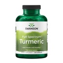 Swanson Turmeric Antioksidants, locītavu veselība, sirds un asinsvadu, aknu Detox, Mood un atmiņas atbalsta papildinājums Curcuma Longa (Rhizome) 720 mg, 240 Kapsulas, 120 Servējumi, 1.44 Grams per Servē