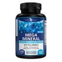 Spēcīgs dārzs Mega Minerālu Papildinājums Complete Minerālu Komplekss ar kalcija magnija Cinks Kālija Borons Selēns Hroms & 72 Strace Minerals Dzelzs Bezmaksas kalcija Papildinājums -100 Tabletes
