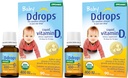 Ddrops 1072834 400 SV Šķidrs D3 vitamīns Mazuļiem, 0,08 Fl. Oz (4. iepakojumā)