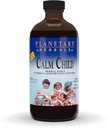 Planetary Herbals Calm Child Herbal Syrup - Ietver nomierinošas botānikas kumelītes, citrona balzamu, catnip & More - 8oz