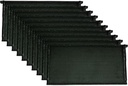 Mann Lake Premium Biškopības ietvari, All-in-One Frame & Foundation, Dabīgais bišu vaska pārklājums, Universāls Fit, BPA & BPS bezmaksas, 9 1/8 collas, Melns, 10-Pack