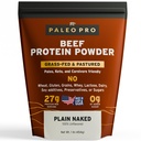 PaleoPro proteīna pulveris Grauzdēts, makaronu izstrādājumi, bez kažokādām proteīns, bez glutēna un piena produktiem. Nav cukura, sojas, graudu vai neto ogļhidrāti, Paleo & Keto Friendly - 15 Kalpojumi (16 oz, līdzenums)