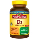 Dabā ražots D3 vitamīns 1000 SV (25 μg), D vitamīna papildinājums kauliem, zobiem, muskuļiem un imūnās veselības atbalstam, 300 tabletes, 300 dienu iepakojums