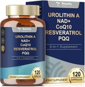 Totaria Urolithin 1000 mg papildinājums ar NAD+, CoQ10, Resveratrol