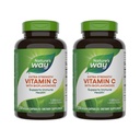 Dabas ceļš Extra Strength(1) C vitamīns ar bioflavonoids, atbalsta imūno veselību*, veicina kolagēna ražošanu veselīgai ādai*, 1000 mg uz kapsulām, 250 Vegan kapsulas (iepakojums May Vary)