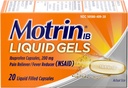 Motrin IB 200 mg šķidrie gels - 20, iepakojums pa 3