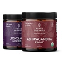 TRIBE ORGANICS NOOTROPIC Duo - KSM66 Ashwagandha + Organic Lion's Mane - Beyond Focus, Mind Information and Mind Health