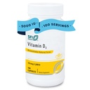 Klaire Labs SFI Veselība D3 5000 SV vitamīns - D vitamīns ar augstu potenci D 125mcg - Imūnsupport - palīdz veicināt kaulu un sirds veselību - hipoalerģisks (100 kapsulas)