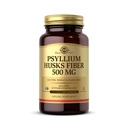 Solgar Psyllium Husks Fiber 500 mg - 200 Dārzeņu kapsulas - Ne-GMO, Vegan, Bez lipekļa, Bez piena, Kosher - 100 Kalpo