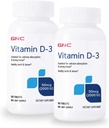 GNC D- 3 vitamīns 2000 SV - Twin Pack