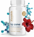 Zenith Labs BP zona - Dabīgs asins plūsmas papildinājums - augu ekstrakta tabletes - Advanced Formula with Saffron Crocus, Hibiscus, Ķiploki, CoQ10 un magnijs