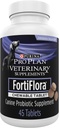 Purina Pro plāns Veterinārās piedevas FortiFlora Košļājams suns Probiotikas Papildplāksnītes 45 tabletes.