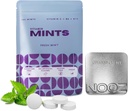 NOOZ Vitamīnu piparmētras - Immunity & Vitality - Atsvaidzinoša piparmētra Flavor          ; bez cukura, Vitality Booting bagātinātāji noguruma samazināšanai un labsajūtai - ne-GMO, 150 Mints atkārtoti uzpilda somu