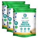 BioTrust zems ogļhidrātu Pulveris – Dabīgs un Delicious Whey & Casein Blend no zāles-Fed Hormonu brīvas govis – nav ĢMO, nav sojas, nav lipekļa, nav Hormonu (Vanilla, 3-Pack)