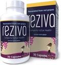 Reziva Resveratrol Papildinājums - Ultra High potencie & Doctor Formulēts - Transresveratrol Papildinājumi - Vīnogu sēklas ar Resveratrol - ilgizturībai, acu veselību un, Kopumā Well-Being - 30 Veg Kapsulas