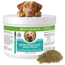 Tikai dabas Pet Senior Ultimate Daily Canine Vitamīnu Papildinājums suņiem Complete Holistic Health Support - Ražots ASV, 5.3 oz Turcija aromatizēts pulveris