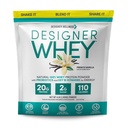 Dizainers Wellness, Dizainers Sūkalas, Dabas Kad Olbaltumvielas Pulveris ar probiotikām, Fiber, un Key B Vitamins Enerģijas, Gluten-free, Francijas Vanilla, 4 lb