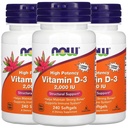 Tagad pārtikas produkti Tagad pārtikas produkti D-3 vitamīns, 50 μg (2 000 SV), 240 softgeli, 3 iepakojumi