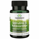 Swanson Organic Spirulina & Astaksantīns 120 Veg Tabs