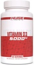 Milzīgas piedevas D3 vitamīns, 5000 SV (125 mkg) uz vienu apkalpojošo, ne-GMO, bez lipekļa, bez sojas - atbalsta Imūnsistēma, kaulu veselība, un Mood (60 kapsulas)
