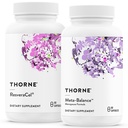 THORNE - Veselīga novecošana & Menopauze Atbalsts Bundle - ResveraCel & Meta-Balance - 30 līdz 60 Kalpo