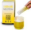 NEOTEIN: Elektrolītu pulverveida paketes, proteīnu pulveris ar 10g proteīna un kolagēna, - hidrācijas paketes - Nulles cukurs, NO Pildvielas, NO Carbs -- citrona laima, - 45 Kalorijas, Keto un Paleo, 15 g iepakojumā